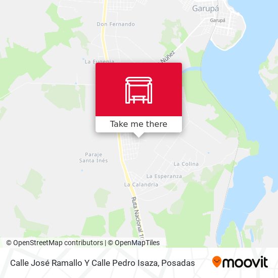 Mapa de Calle José Ramallo Y Calle Pedro Isaza