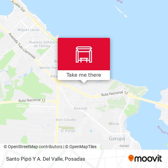 Mapa de Santo Pipó Y A. Del Valle