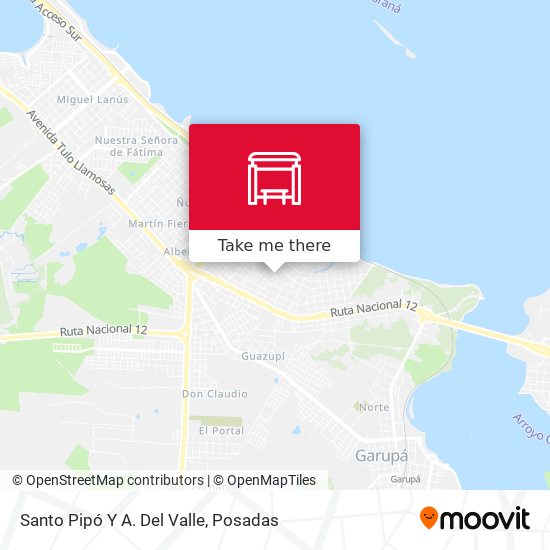 Santo Pipó Y A. Del Valle map