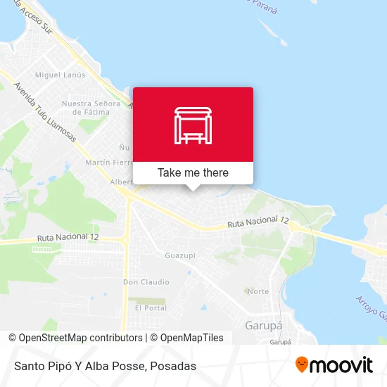 Santo Pipó Y Alba Posse map