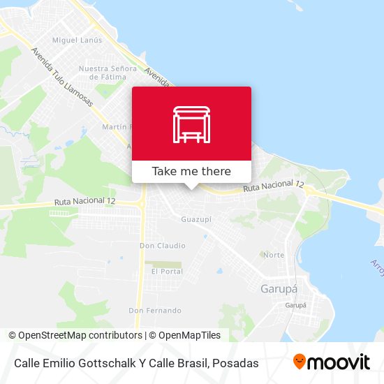 Mapa de Calle Emilio Gottschalk Y Calle Brasil