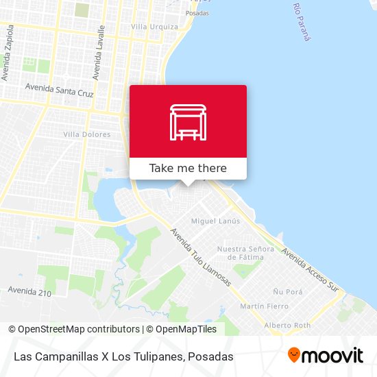 Mapa de Las Campanillas X Los Tulipanes