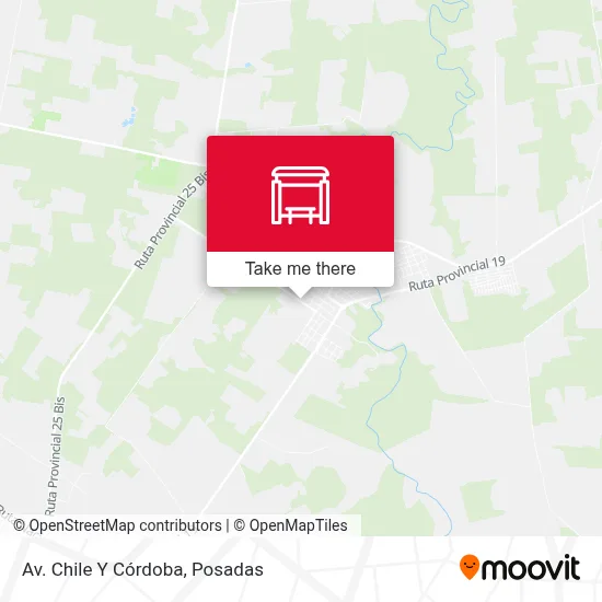 Mapa de Av. Chile Y Córdoba