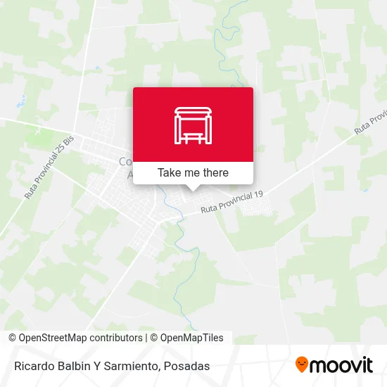 Mapa de Ricardo Balbin Y Sarmiento