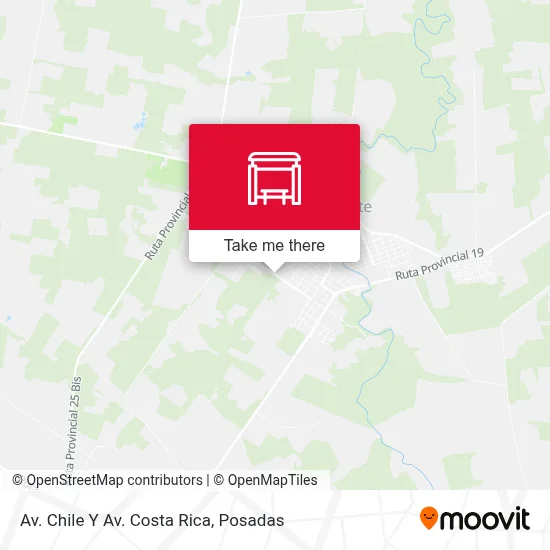 Av. Chile Y Av. Costa Rica map
