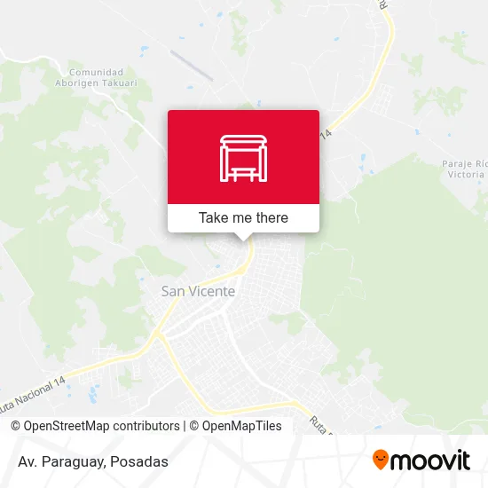 Av. Paraguay map