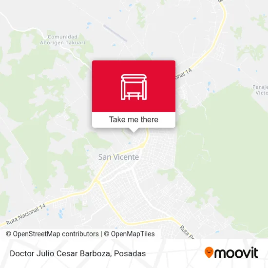 Doctor Julio Cesar Barboza map