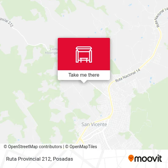 Ruta Provincial 212 map