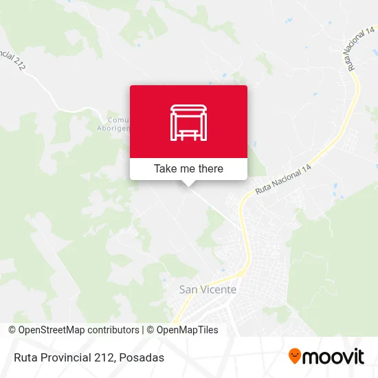Ruta Provincial 212 map