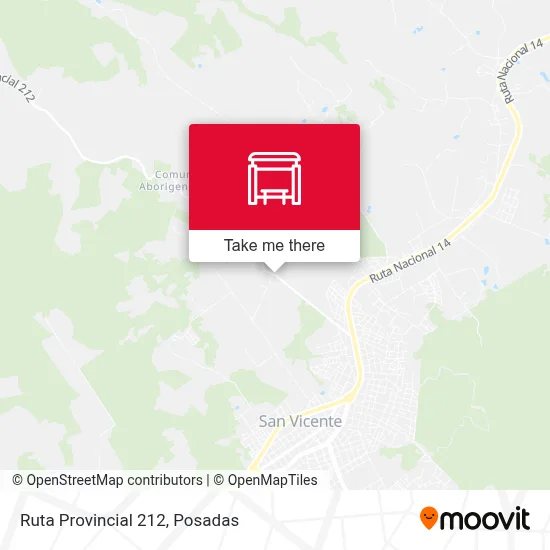 Ruta Provincial 212 map
