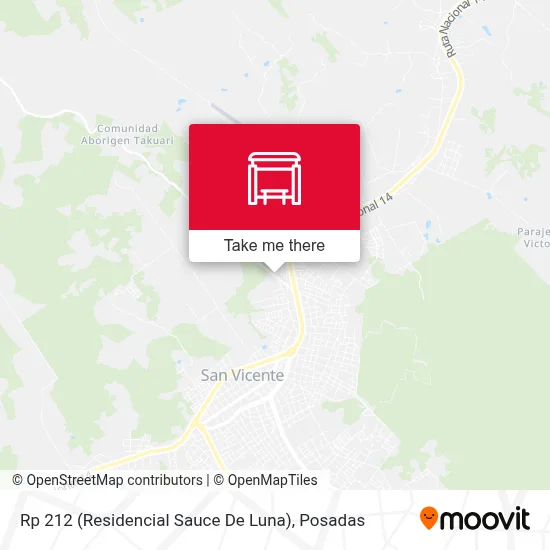 Rp 212 (Residencial Sauce De Luna) map