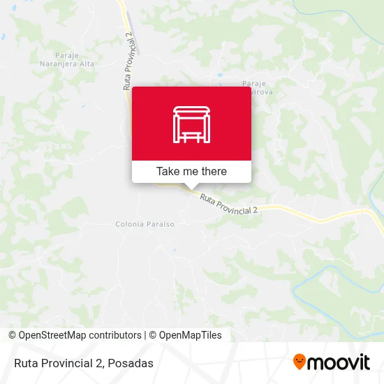 Mapa de Ruta Provincial 2