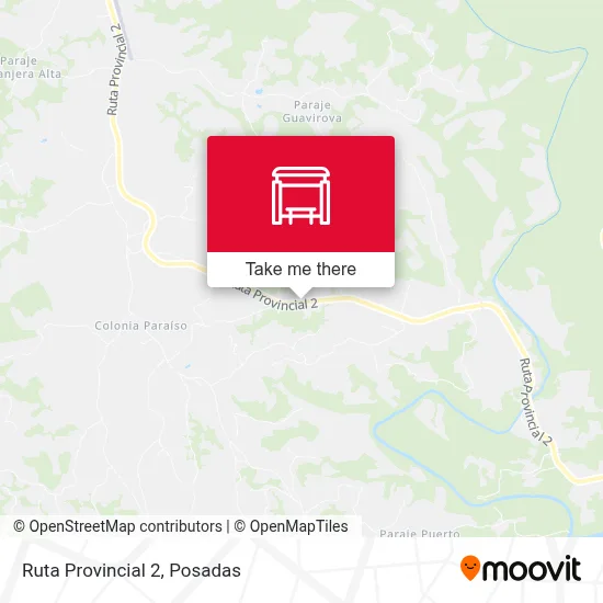 Mapa de Ruta Provincial 2