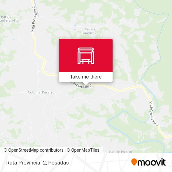 Mapa de Ruta Provincial 2