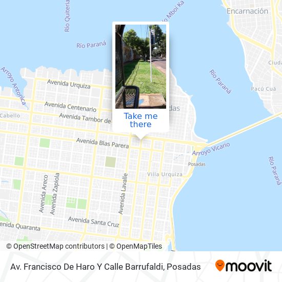 Av. Francisco De Haro Y Calle Barrufaldi map