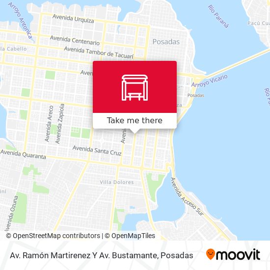Mapa de Av. Ramón Martirenez Y Av. Bustamante
