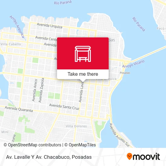 Av. Lavalle Y Av. Chacabuco map
