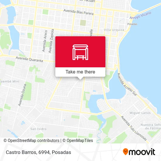 Castro Barros, 6994 map