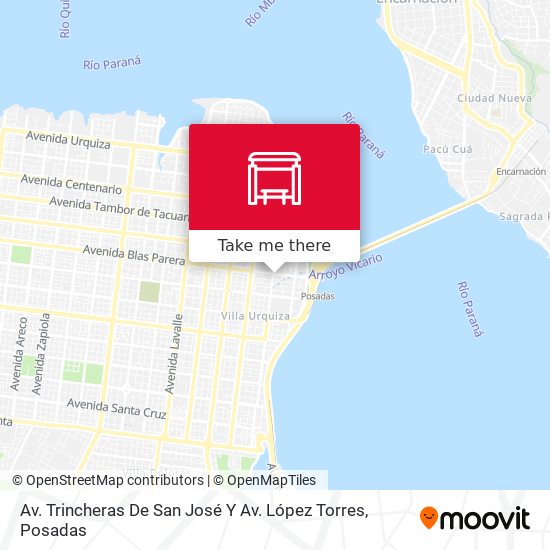 Av. Trincheras De San José Y Av. López Torres map