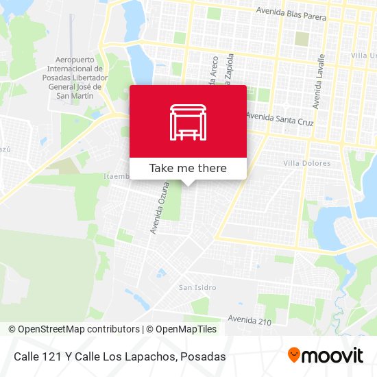 Calle 121 Y Calle Los Lapachos map
