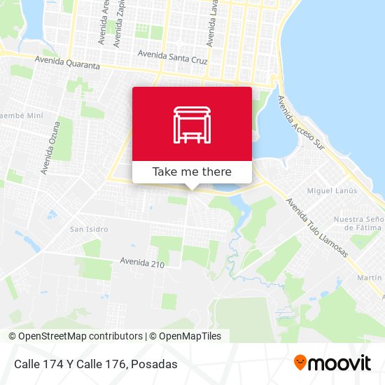 Mapa de Calle 174 Y Calle 176