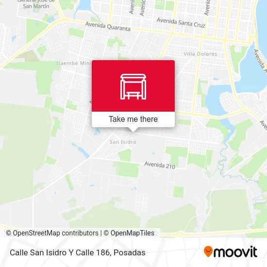 Mapa de Calle San Isidro Y Calle 186