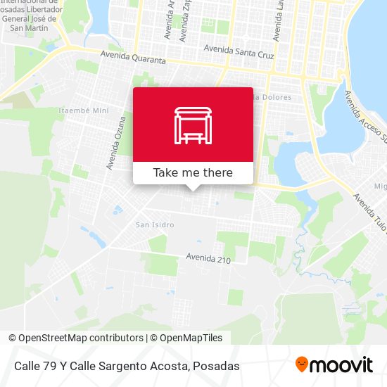 Calle 79 Y Calle Sargento Acosta map