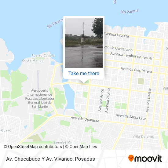 Av. Chacabuco Y Av. Vivanco map