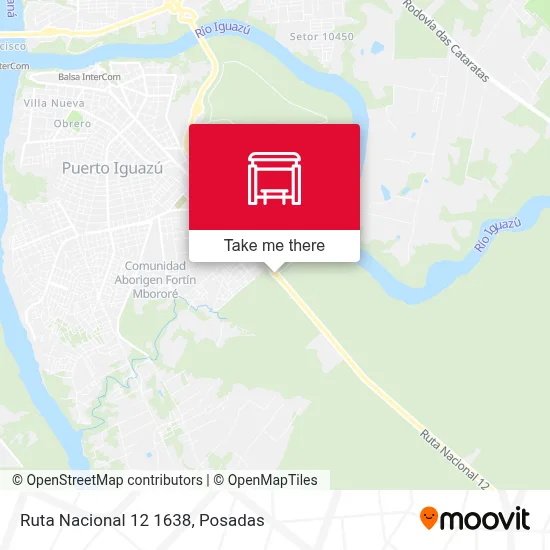 Ruta Nacional 12 1638 map