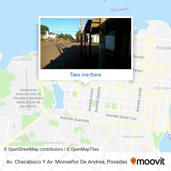 Av. Chacabuco Y Av. Monseñor De Andrea map