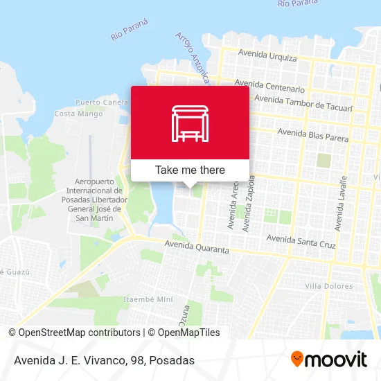Avenida J. E. Vivanco, 98 map
