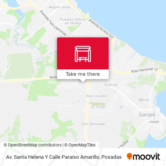 Av. Santa Helena Y Calle Paraíso Amarillo map