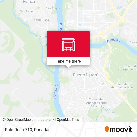 Palo Rosa 710 map