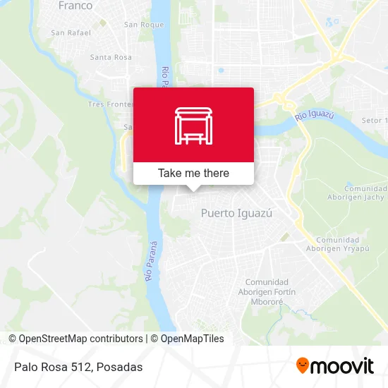 Palo Rosa 512 map