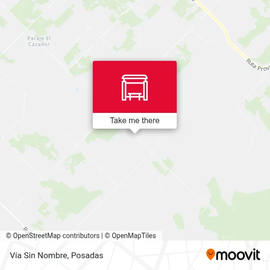 Vía Sin Nombre map