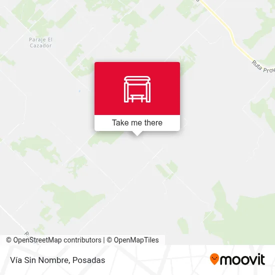Vía Sin Nombre map
