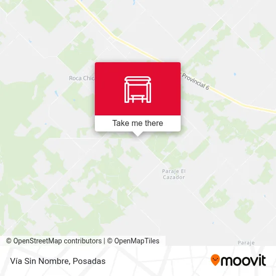 Vía Sin Nombre map
