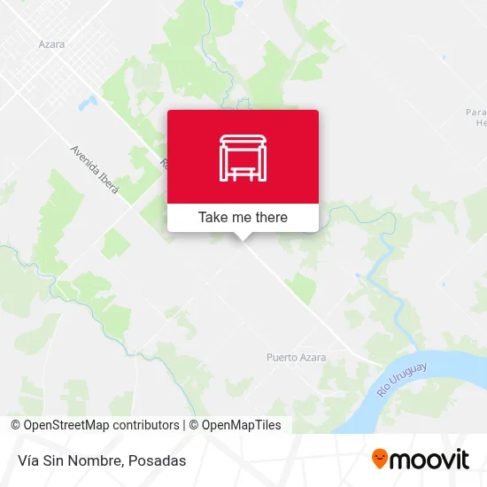 Vía Sin Nombre map