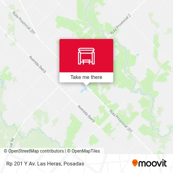 Rp 201 Y Av. Las Heras map