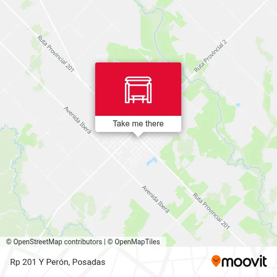 Mapa de Rp 201 Y Perón