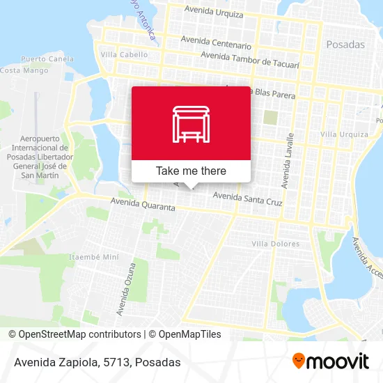 Avenida Zapiola, 5713 map