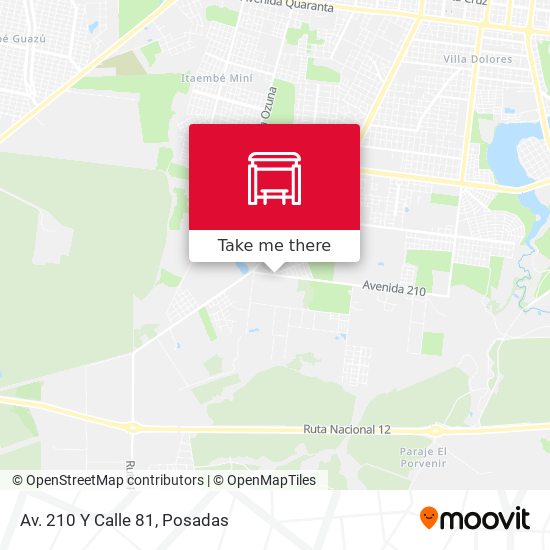 Mapa de Av. 210 Y Calle 81