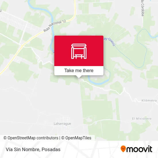 Vía Sin Nombre map