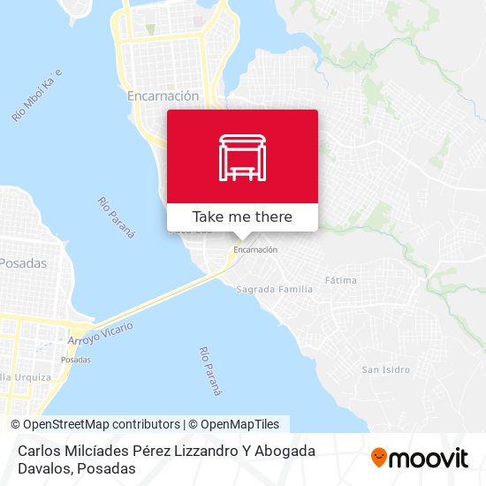 Carlos Milcíades Pérez Lizzandro Y Abogada Davalos map