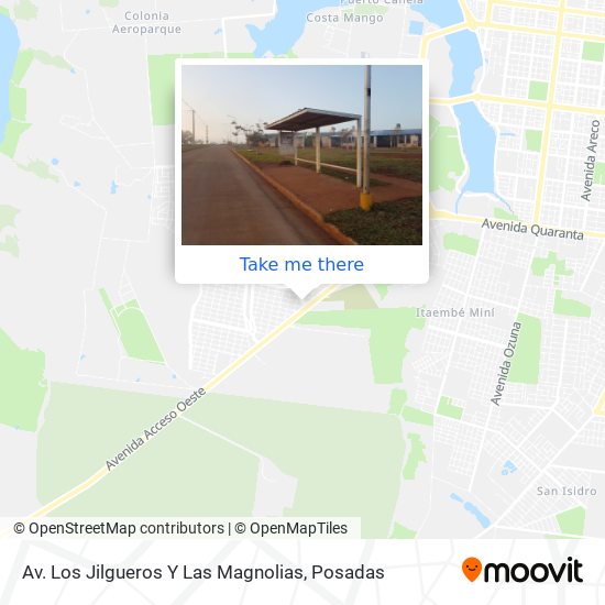 Av. Los Jilgueros Y Las Magnolias map