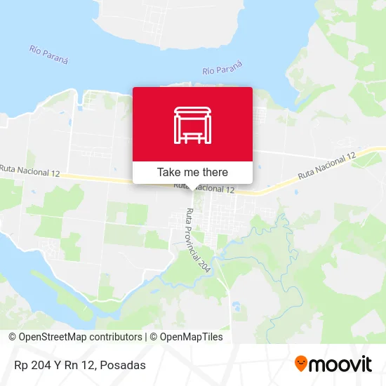 Mapa de Rp 204 Y Rn 12