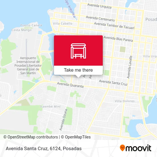 Avenida Santa Cruz, 6124 map