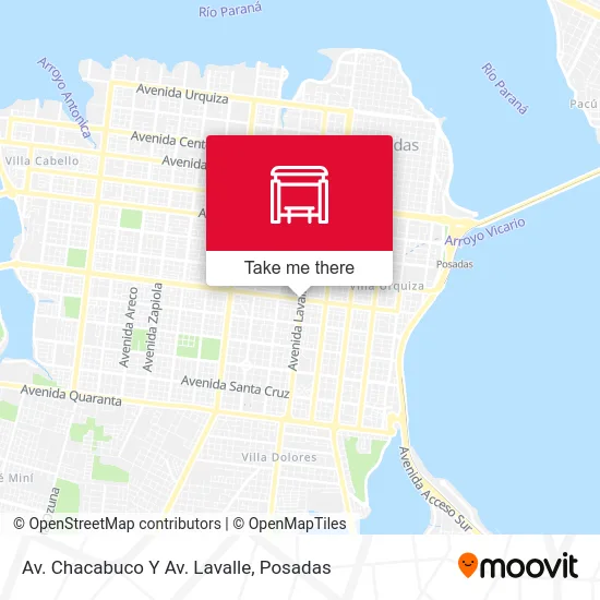 Av. Chacabuco Y Av. Lavalle map