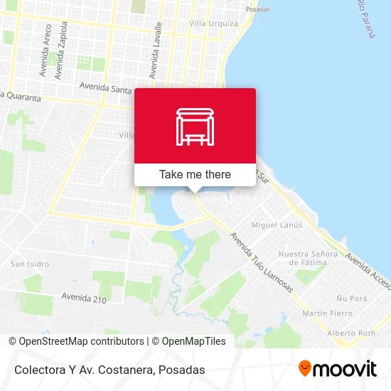 Colectora Y Av. Costanera map