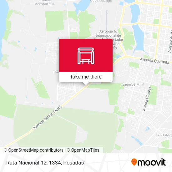 Ruta Nacional 12, 1334 map